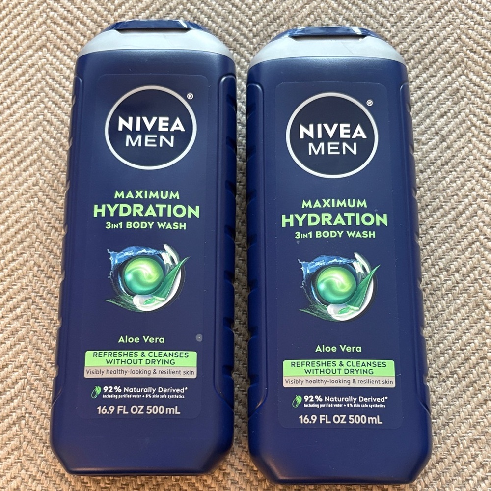 Nivea Men Maximum Hydration 3-in-1 Body Wash Bundle